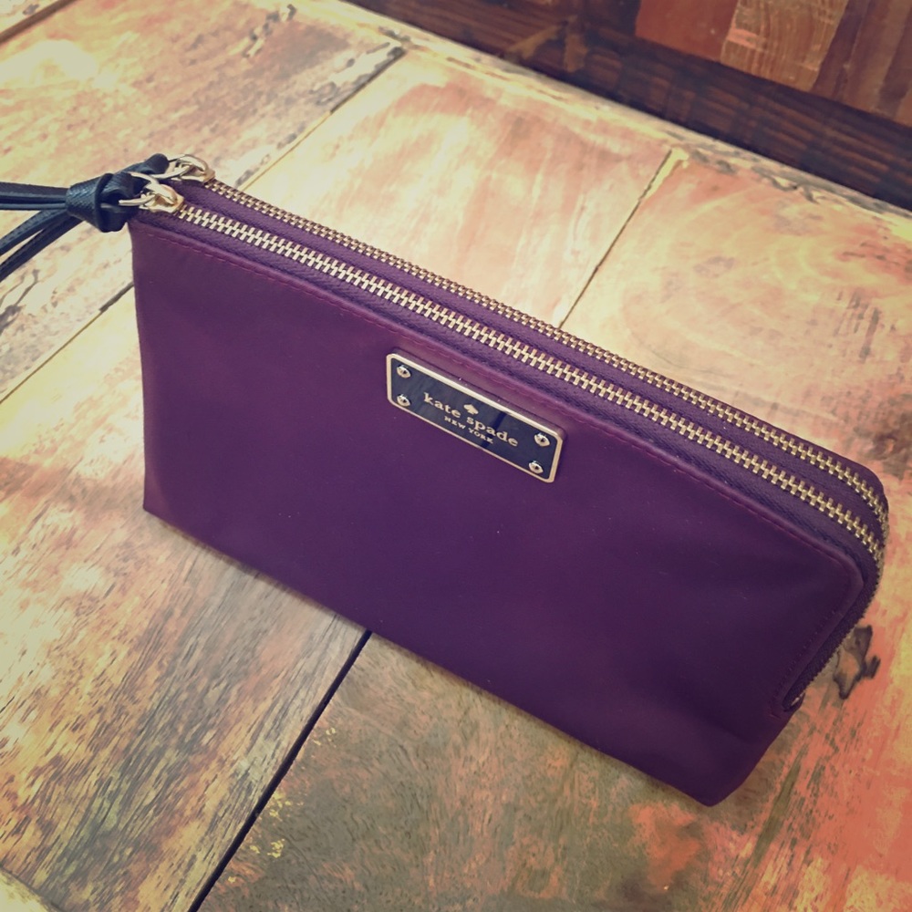 Kate Spade Burgundy/Purple Wristlet